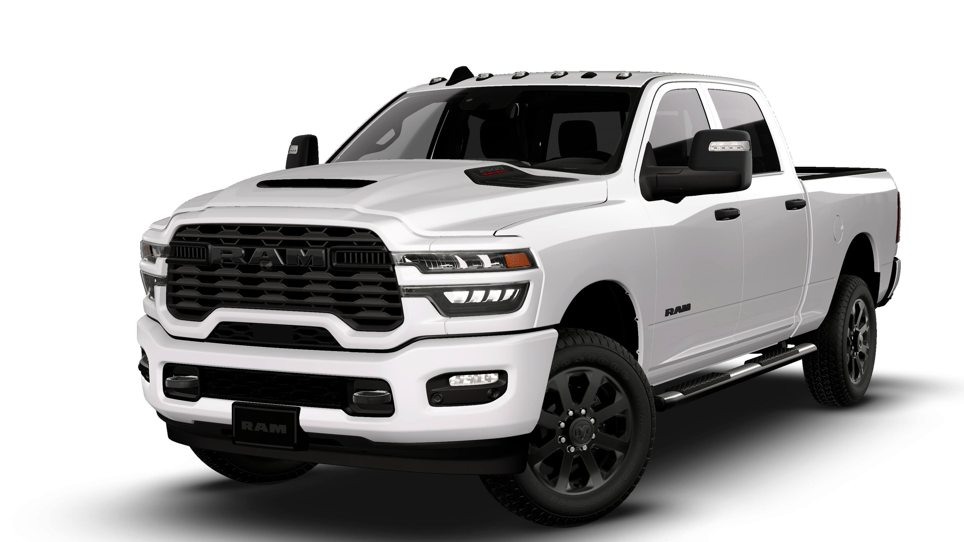 New 2026 Bright White Clear-Coat Exterior Paint RAM Black Express image 27