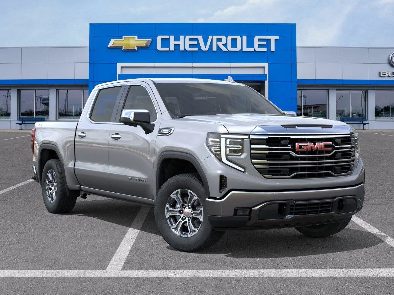 New 2026 Sterling Metallic GMC SLT image 7