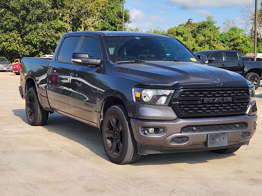 Used 2022 Granite Crystal Metallic Clearcoat Ram Lone Star image 3