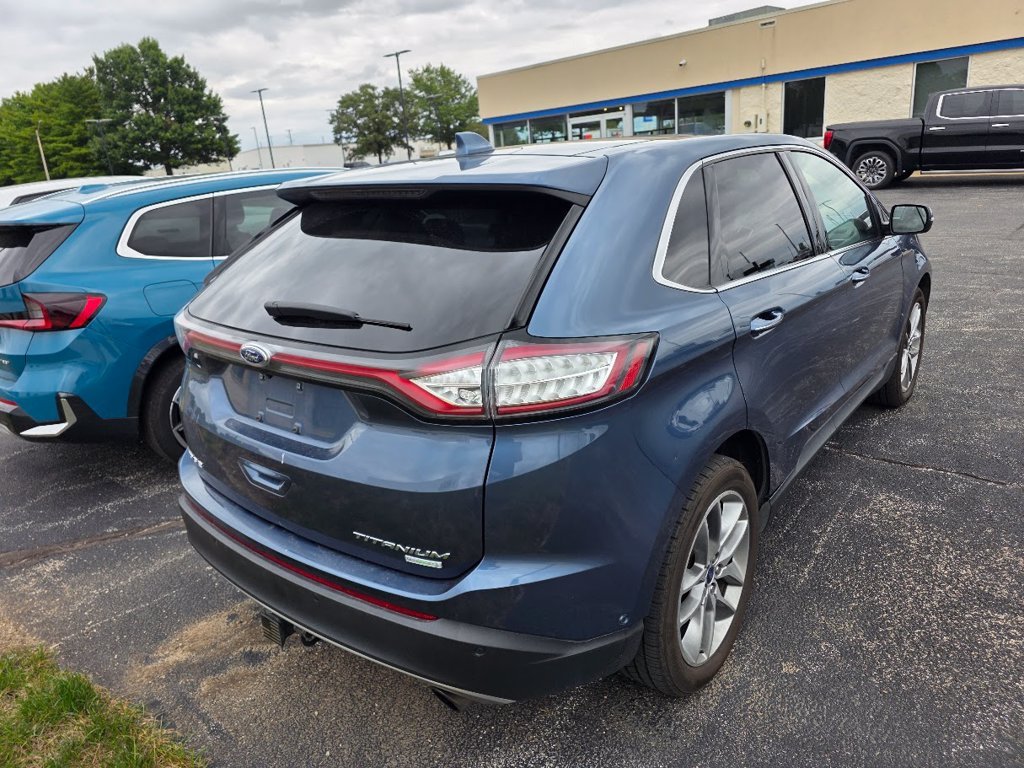 Used 2018 Blue Ford Titanium image 4