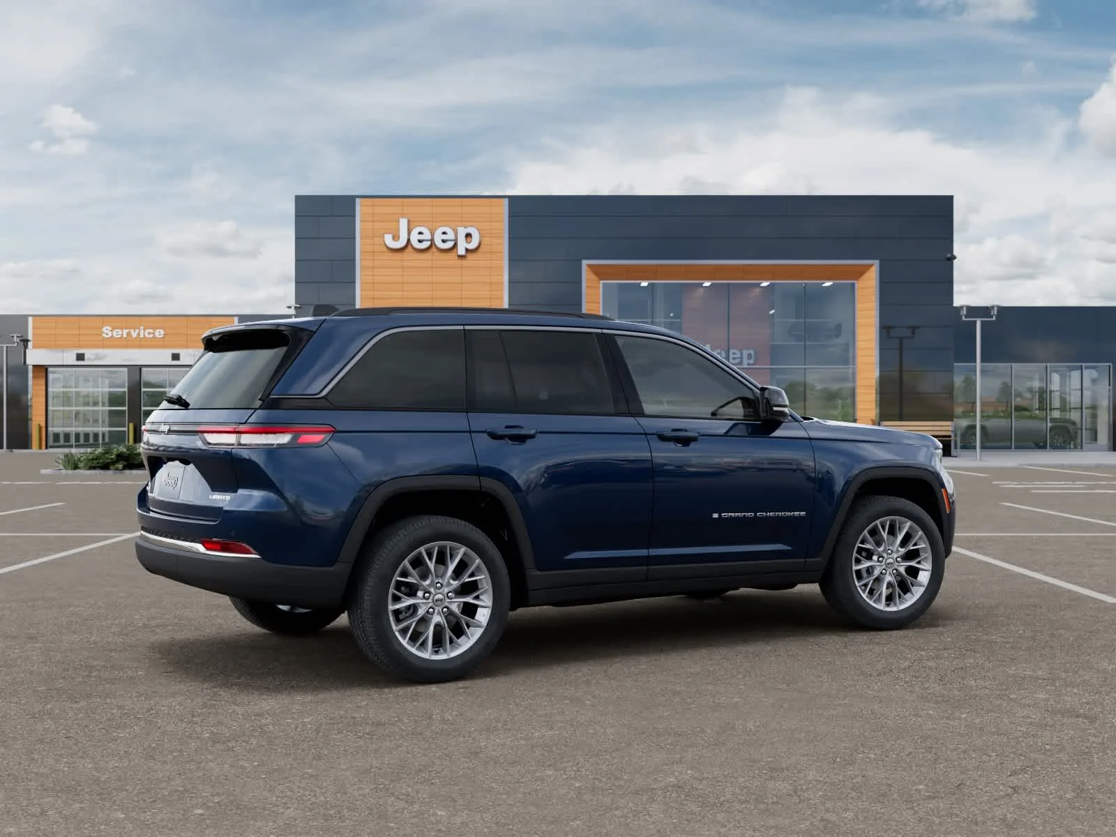New 2027 Fathom Blue Pearlcoat Jeep Limited image 4