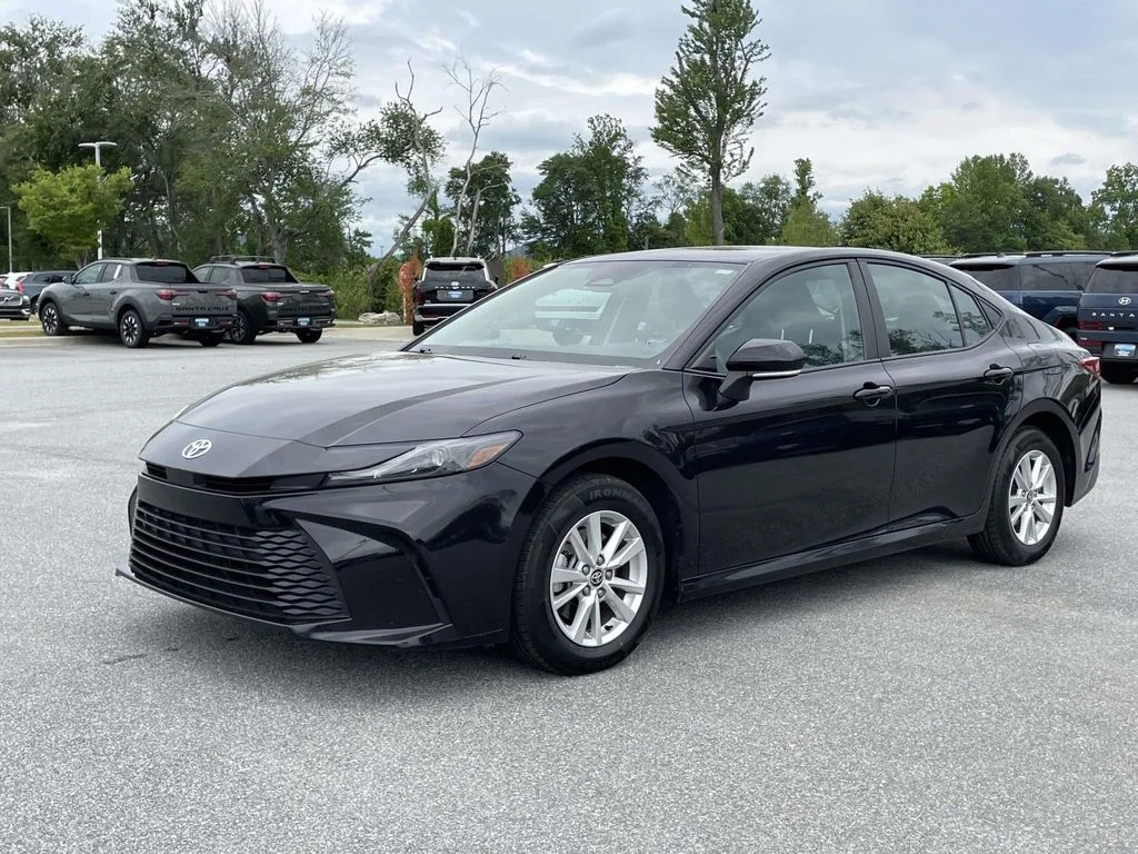 Used 2025 Midnight Black Metallic Toyota LE image 23