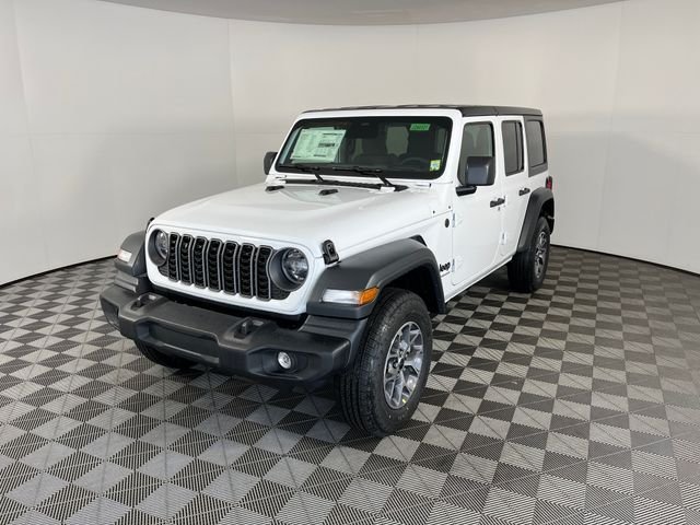 New 2026 Bright White Clear-Coat Exterior Paint Jeep Sport S image 2