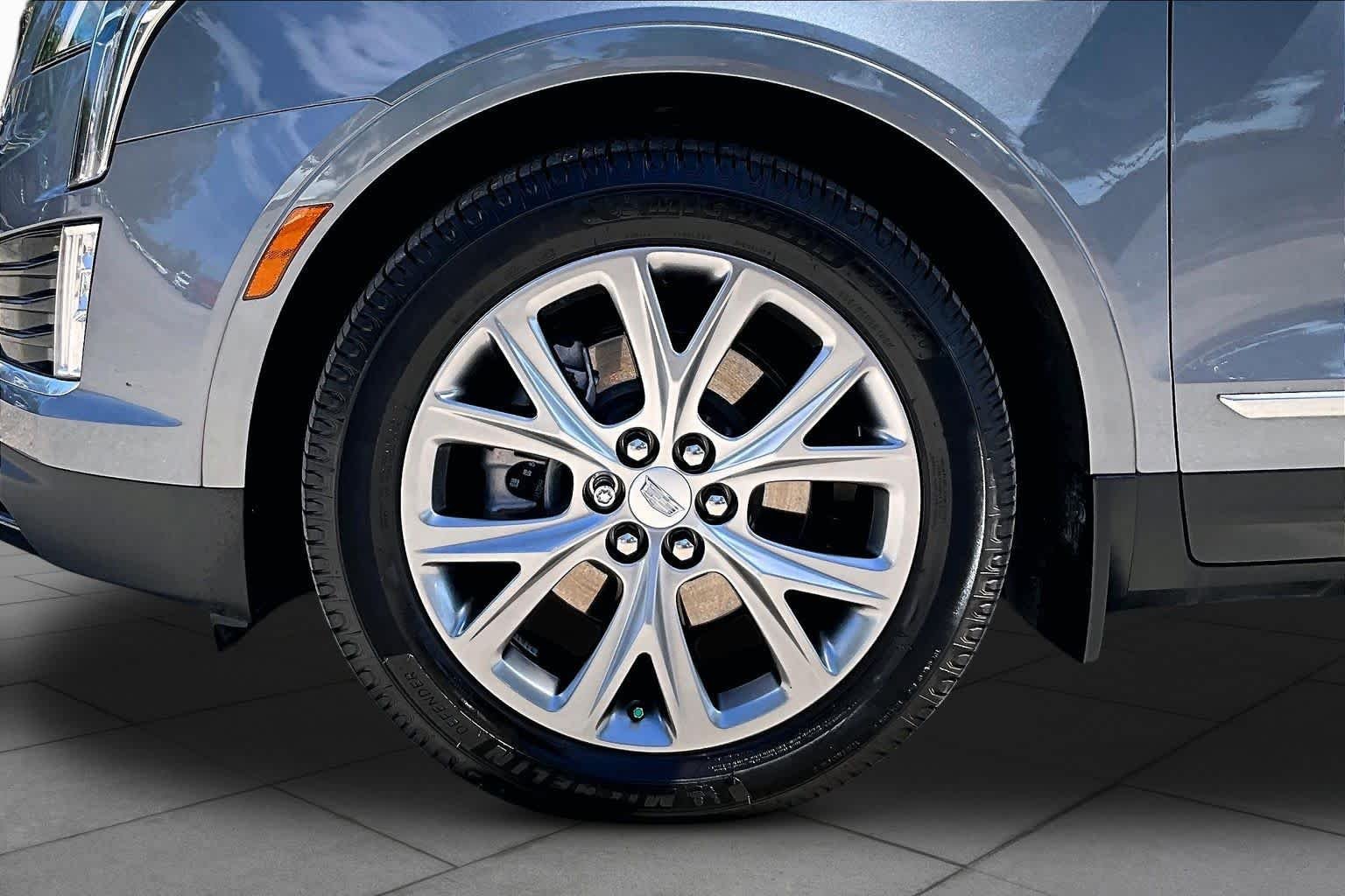 Used 2021 Satin Steel Metallic Cadillac AWD Sport image 11
