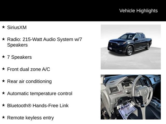 Used 2022 Black Honda RTL image 7