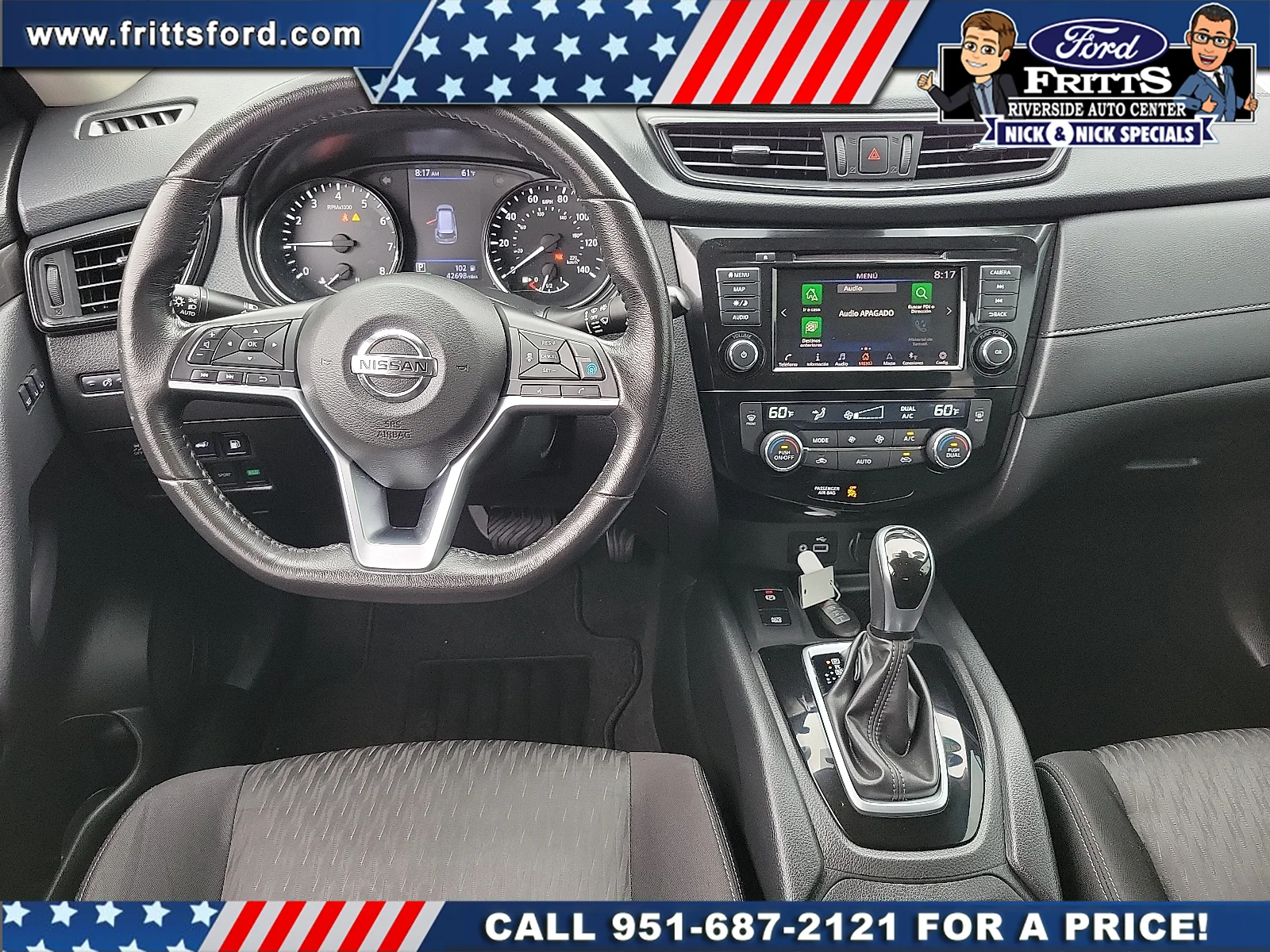 Certified Used 2019 Brilliant Silver Metallic Nissan SV image 5