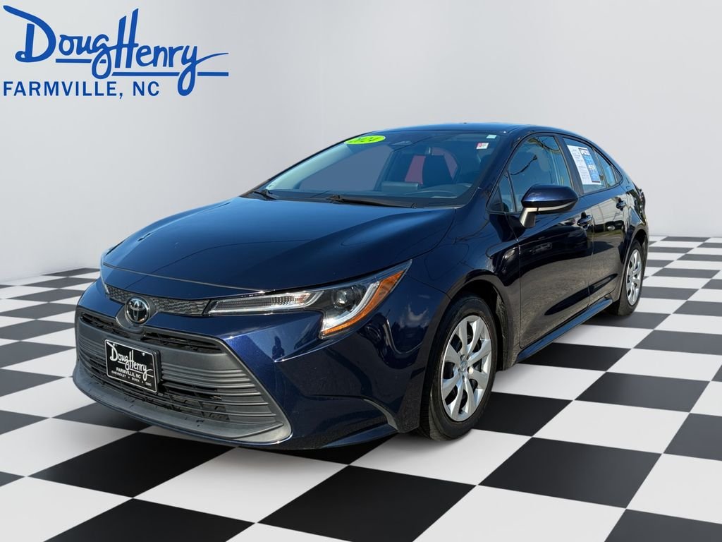 Used 2024 Blue Toyota LE image 1