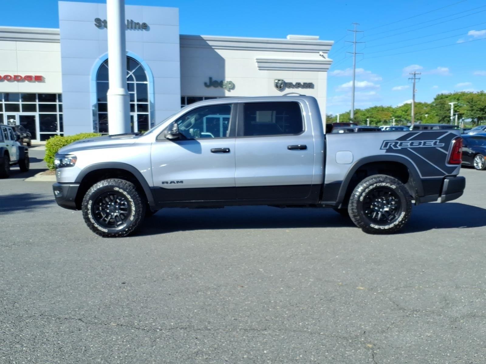 Used 2025 Billet Silver Metallic Clearcoat Ram Rebel image 3
