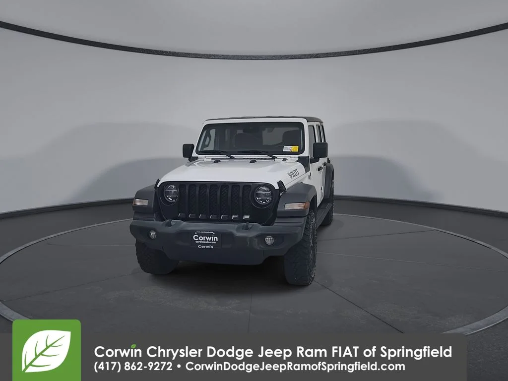 Certified Used 2020 White Jeep Unlimited Sport image 4