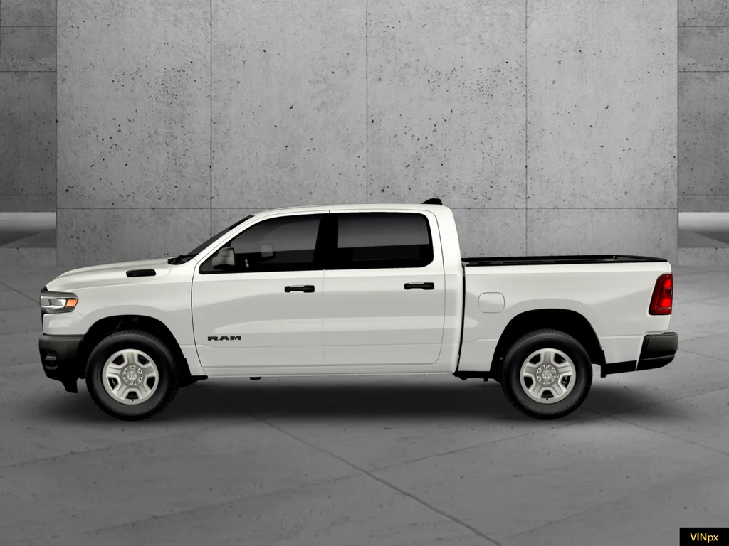 New 2026 Bright White Clear-Coat Exterior Paint RAM Tradesman image 2