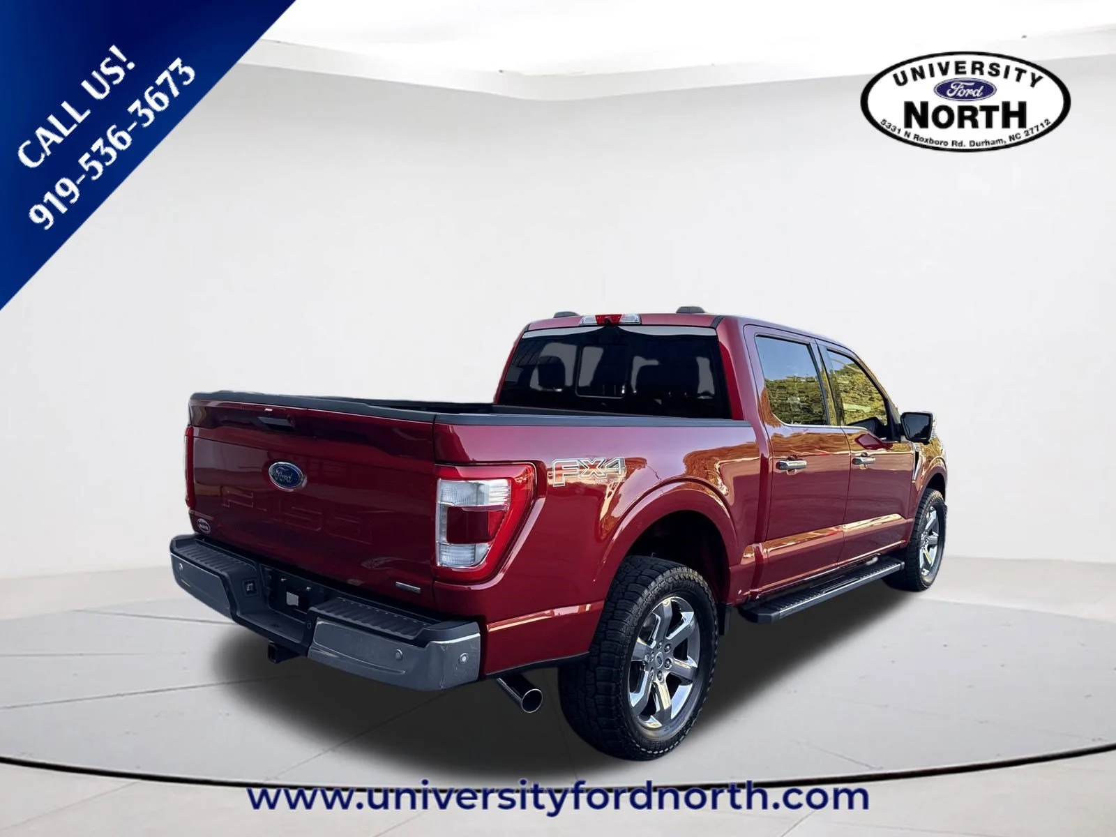 Used 2021 Rapid Red Metallic Tinted Clearcoat Ford LARIAT image 7