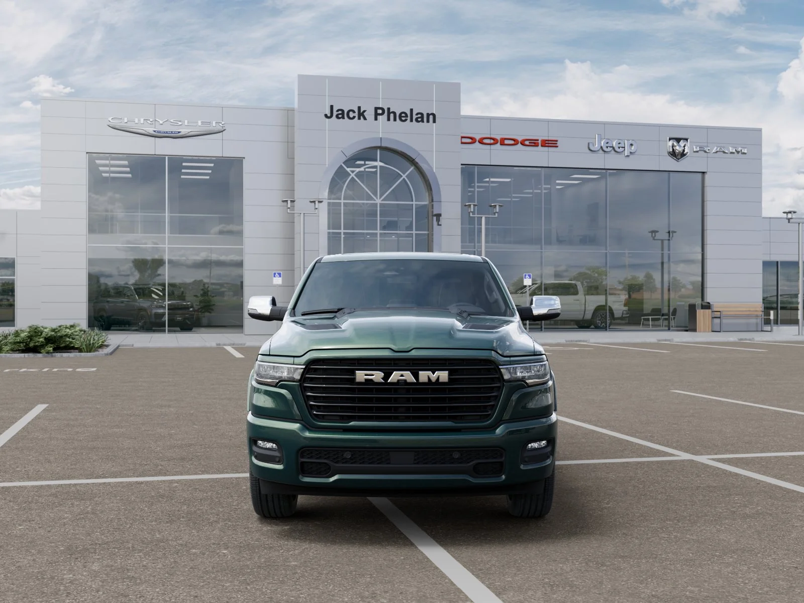 New 2026 Serrano-Green Metallic Exterior Paint RAM Laramie image 32