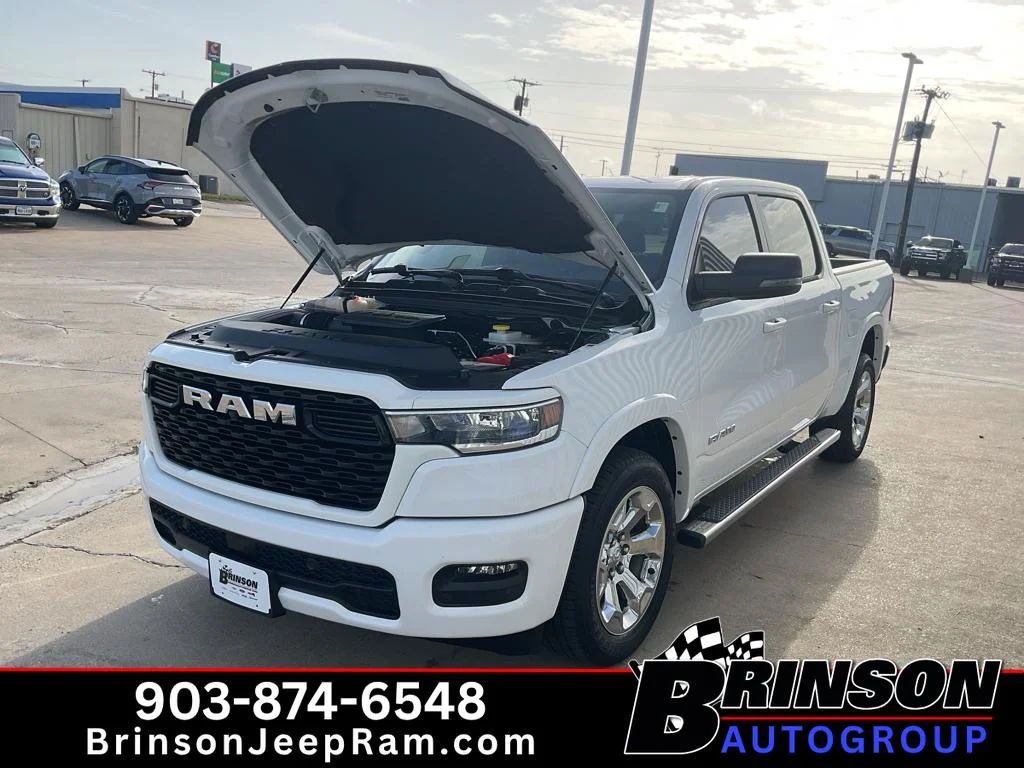 Used 2025 Bright White Clearcoat Ram Lone Star image 12