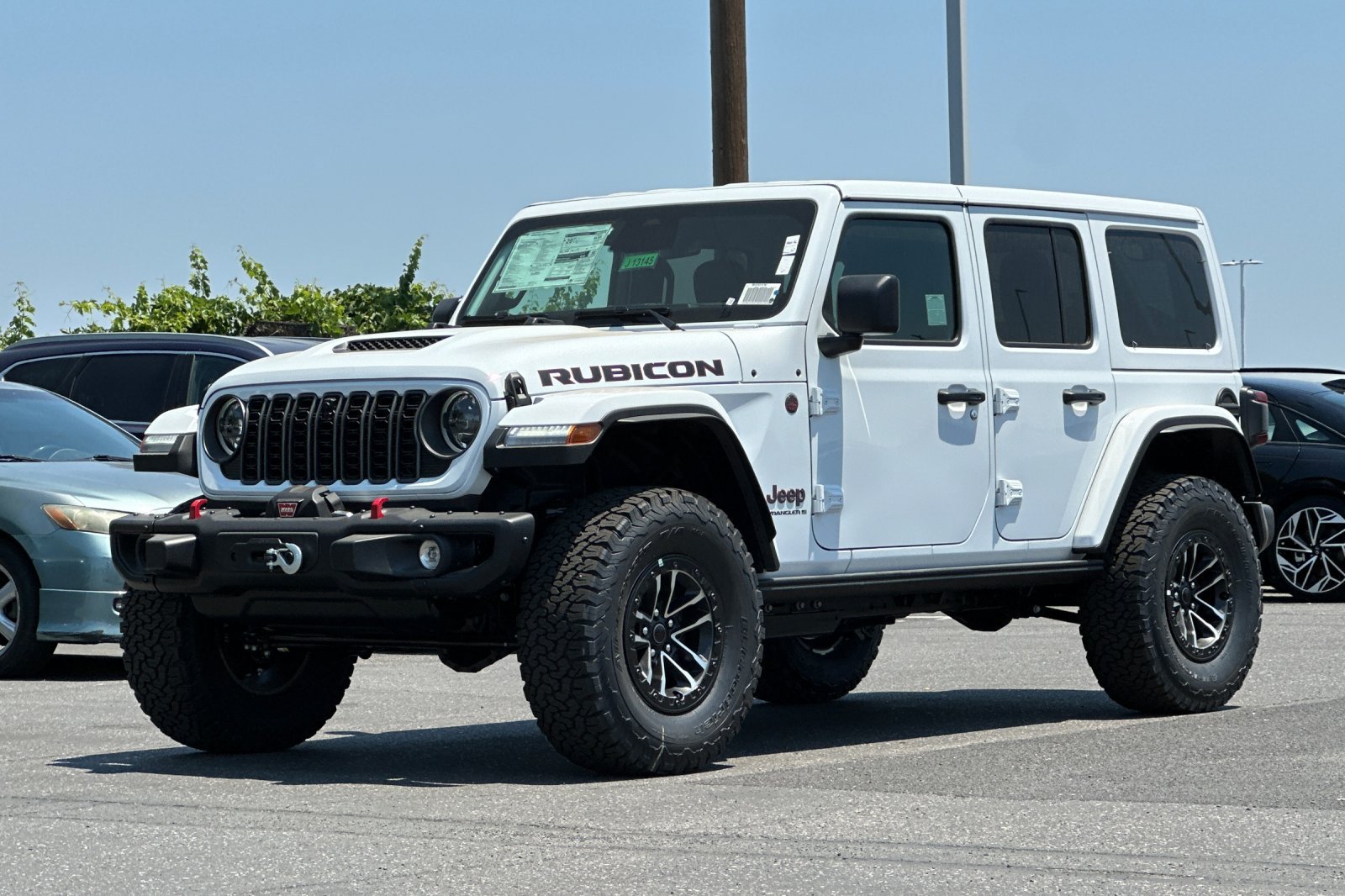 New 2026 Bright White Clearcoat Jeep Rubicon X image 8