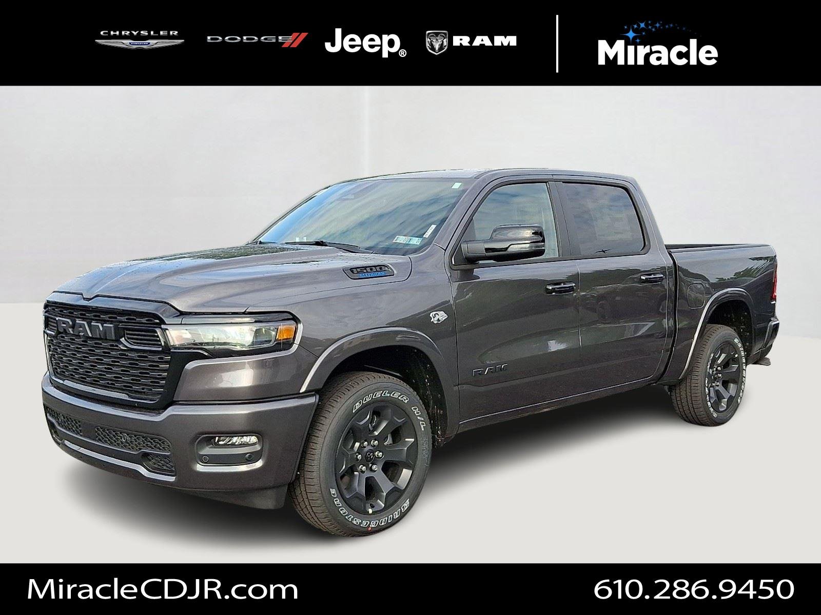 New 2026 Granite Crystal Metallic Clear-Coat Exterior Paint RAM Big Horn image 1
