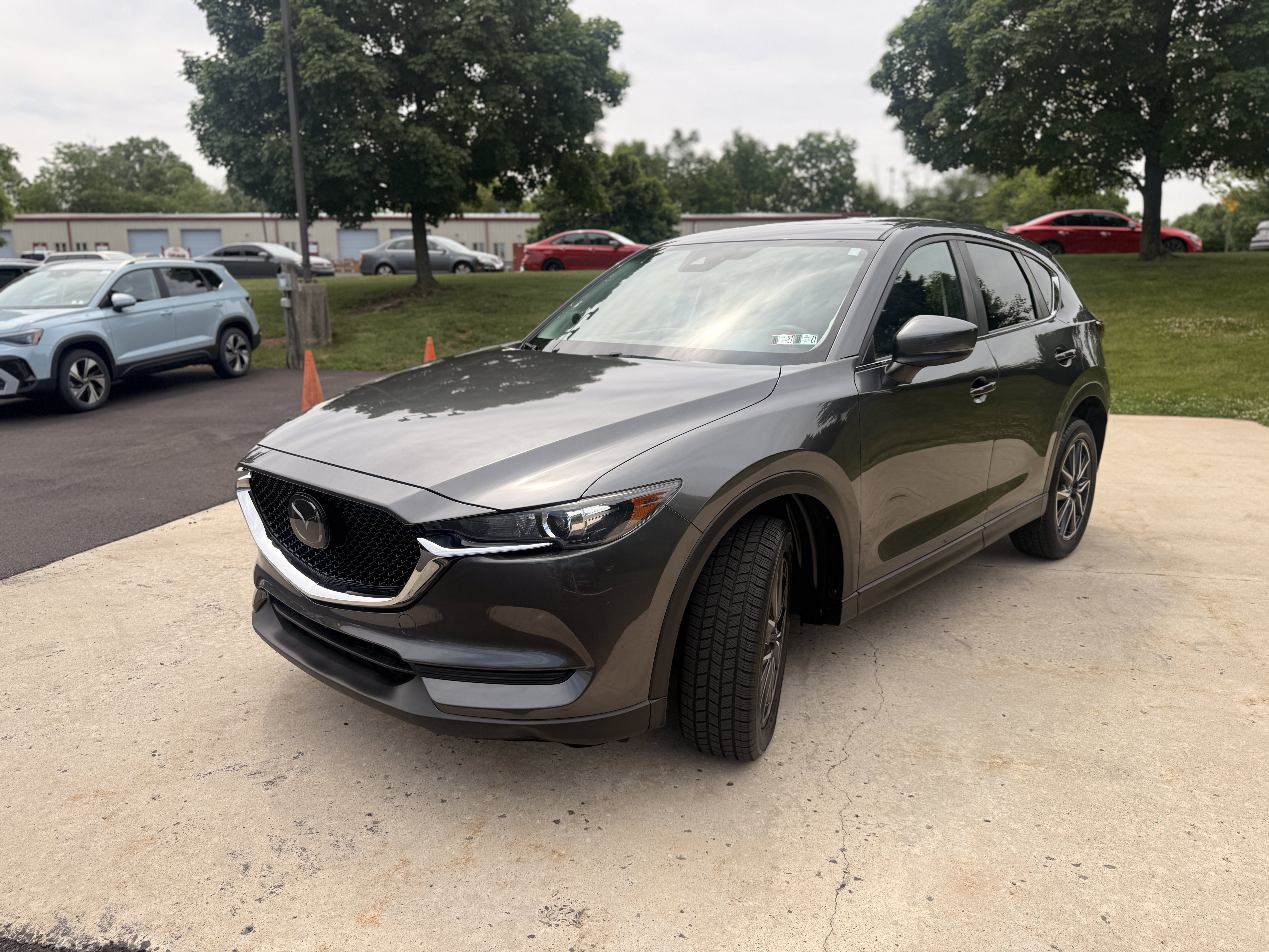Used 2018 Machine Gray Metallic Mazda Touring image 10