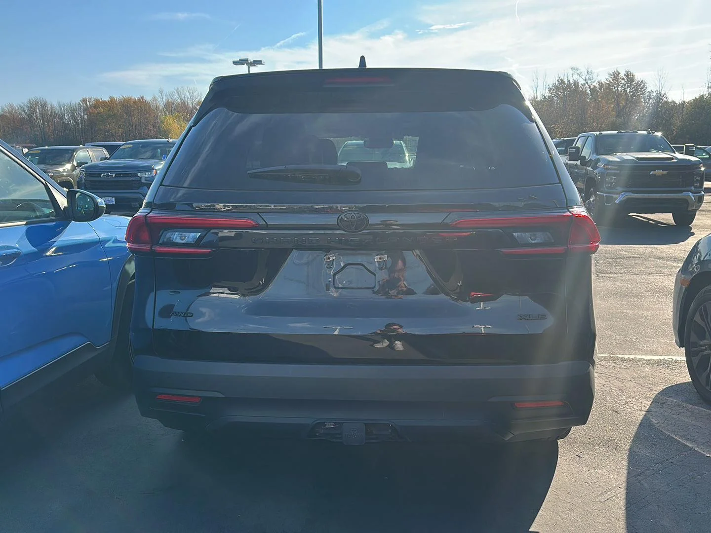 Used 2024 Midnight Black Metallic Toyota XLE image 3