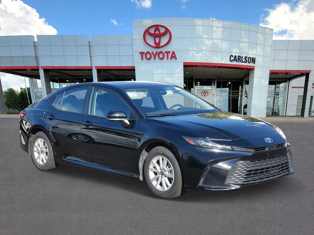 Certified 2025 Toyota Camry LE with VIN 4T1DAACKXSU514818 for sale in Minneapolis, Minnesota