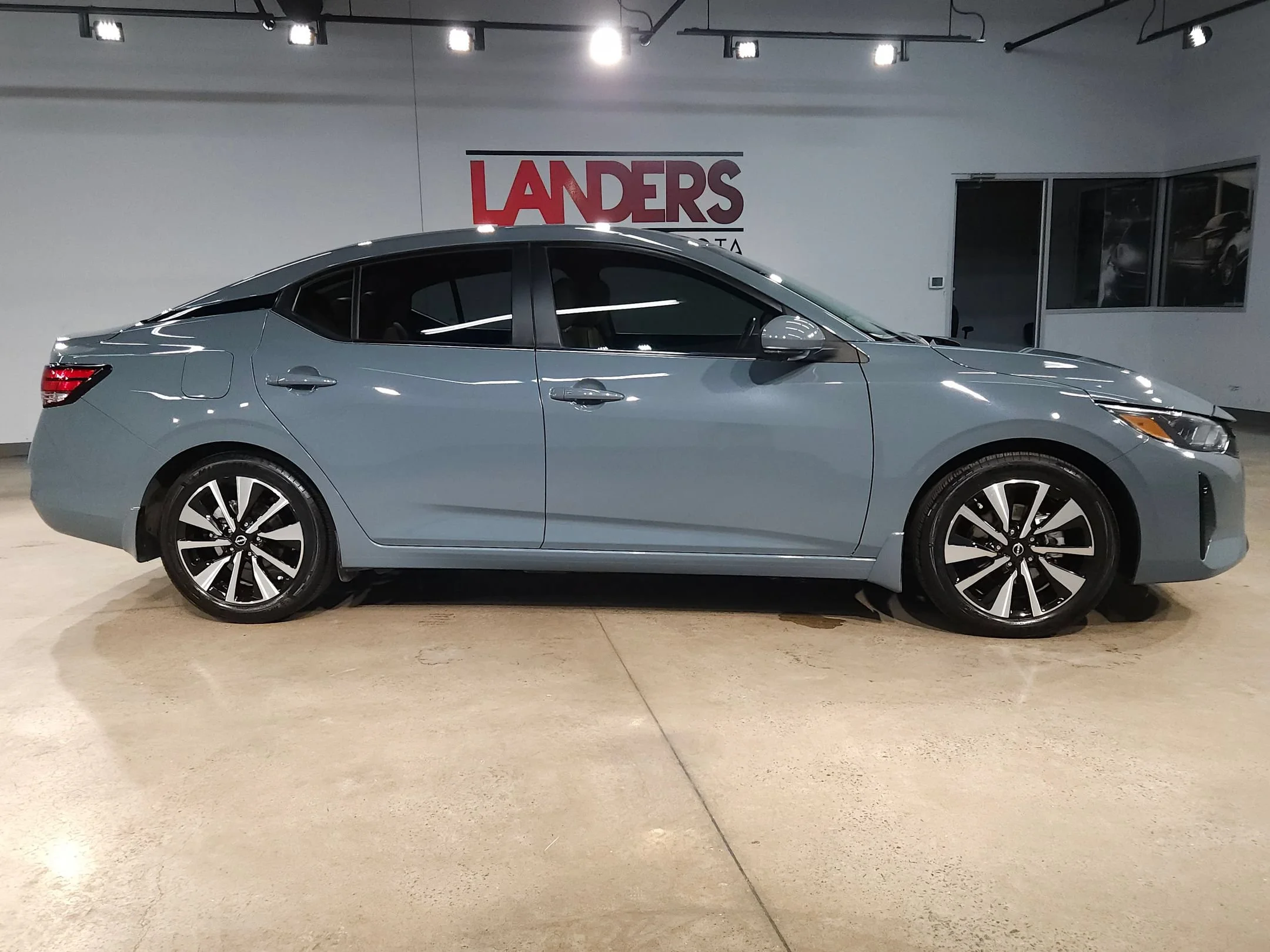 Used 2025 Atlantic Gray Metallic Nissan SV image 8