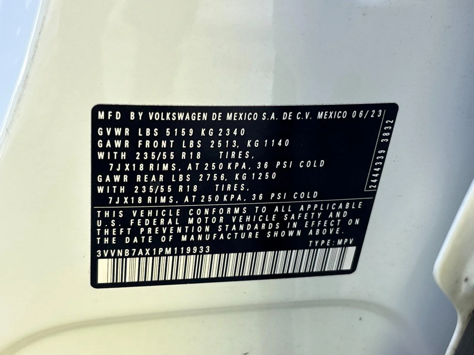 Certified Used 2023 Opal White Pearl Volkswagen SE image 11