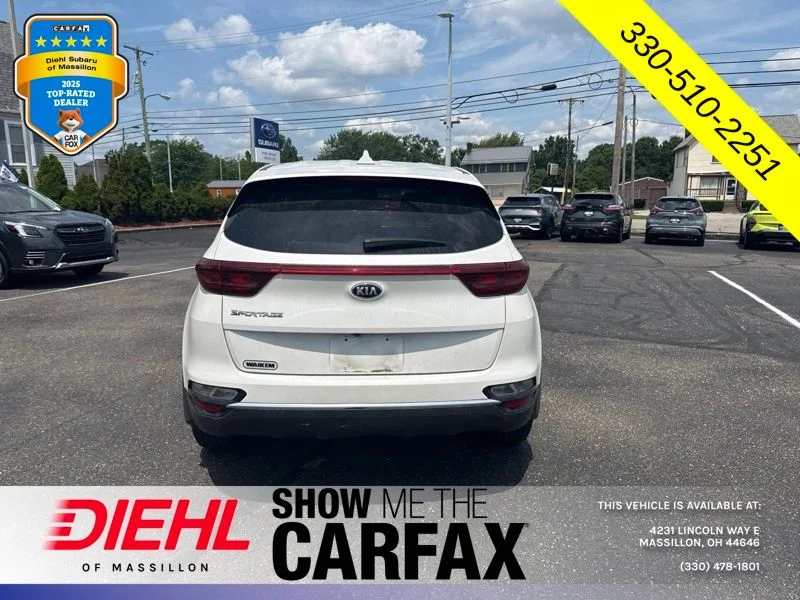 Used 2021 White Kia LX image 4