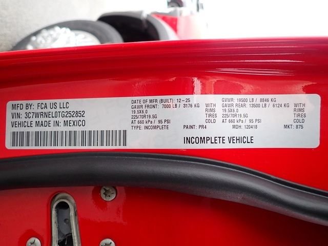 New 2026 Flame Red Clear-Coat Exterior Paint RAM Tradesman image 17