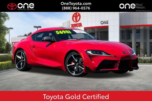 Certified Used 2021 Red Toyota 3.0 image 1