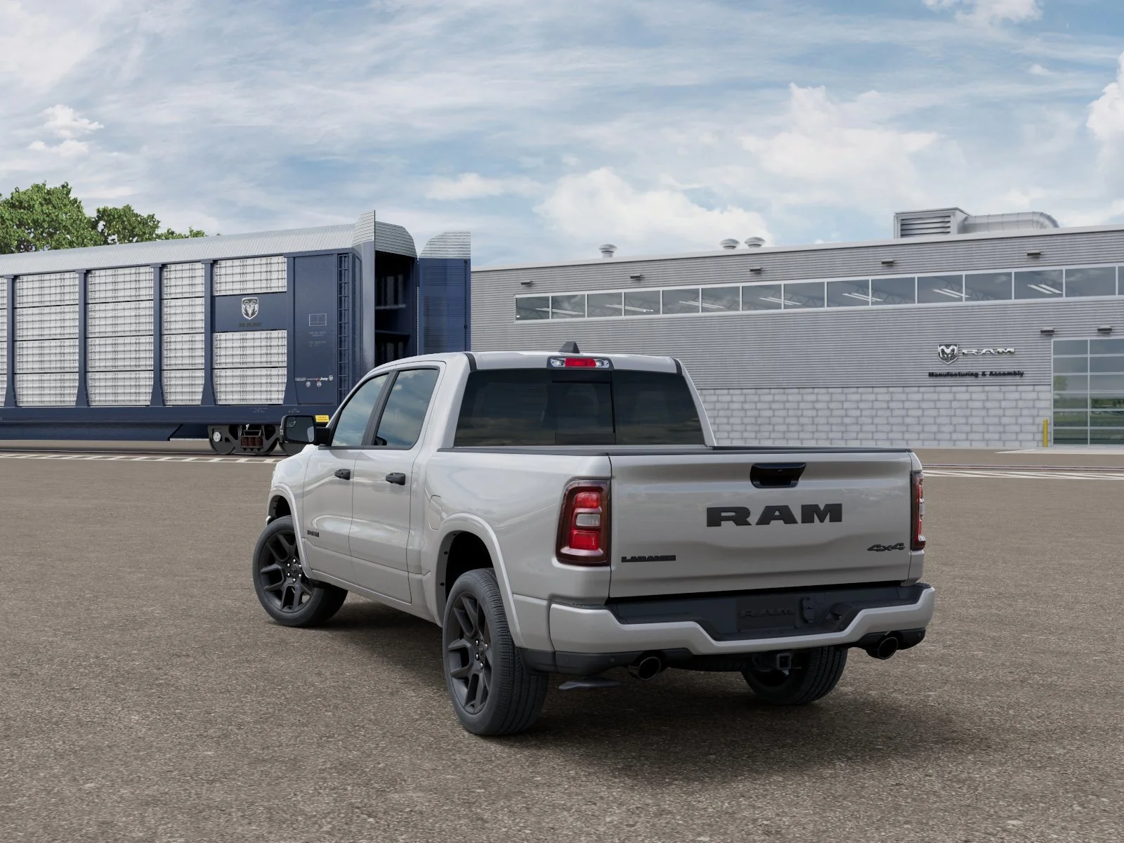 New 2026 Silver Zynith Exterior Paint RAM Laramie image 3