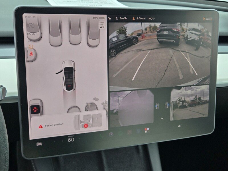 Used 2021 Pearl White Multi-Coat TESLA LONG RANGE AWD image 22