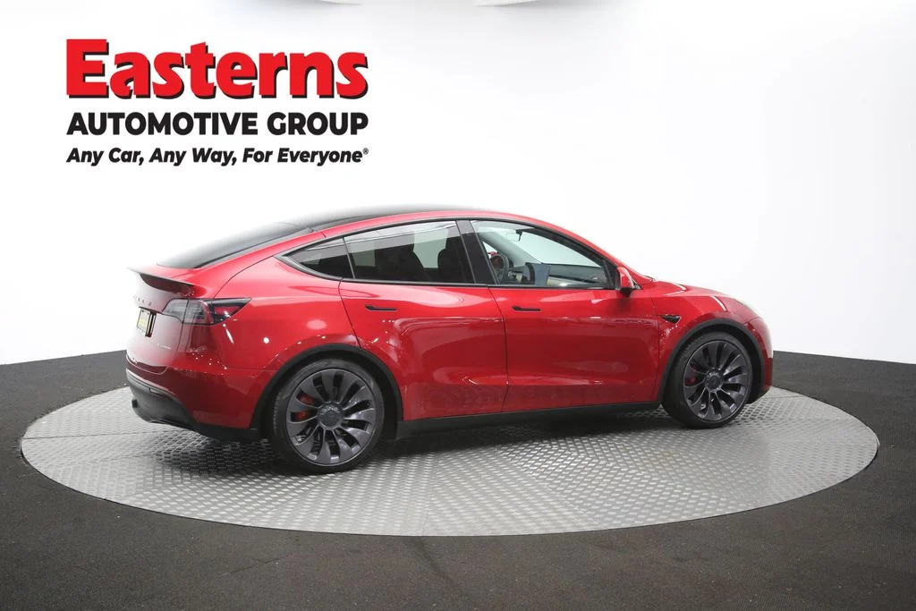 Used 2020 Red Tesla Performance image 38