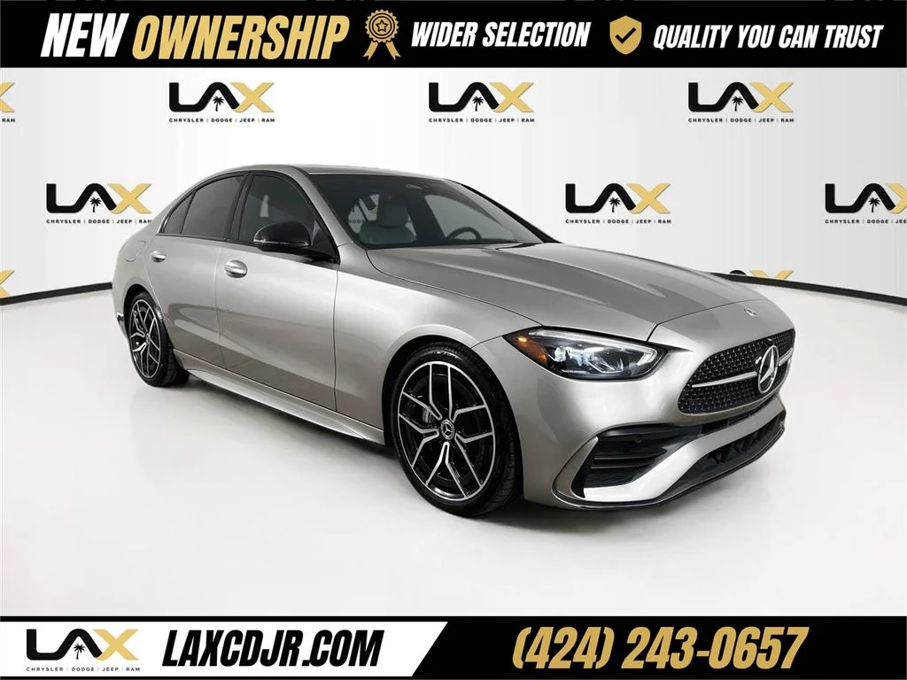 Used 2022 Silver Mercedes-Benz C 300 image 1