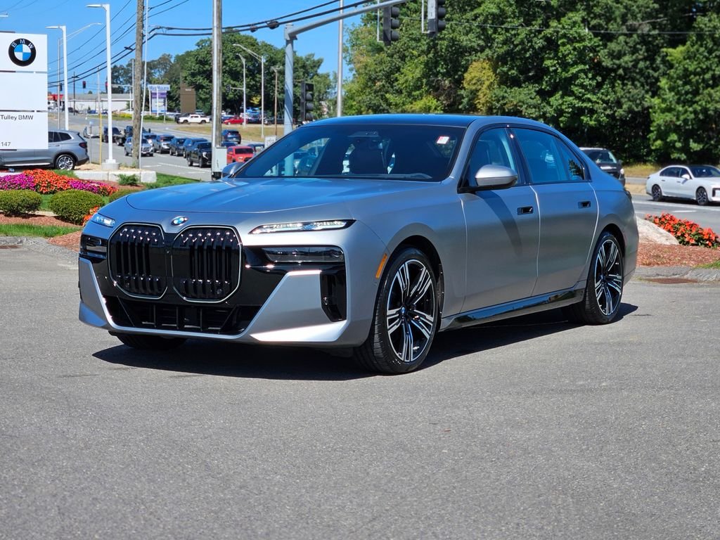 Certified Used 2025 Frozen Pure Grey Metallic BMW 760i xDrive image 3