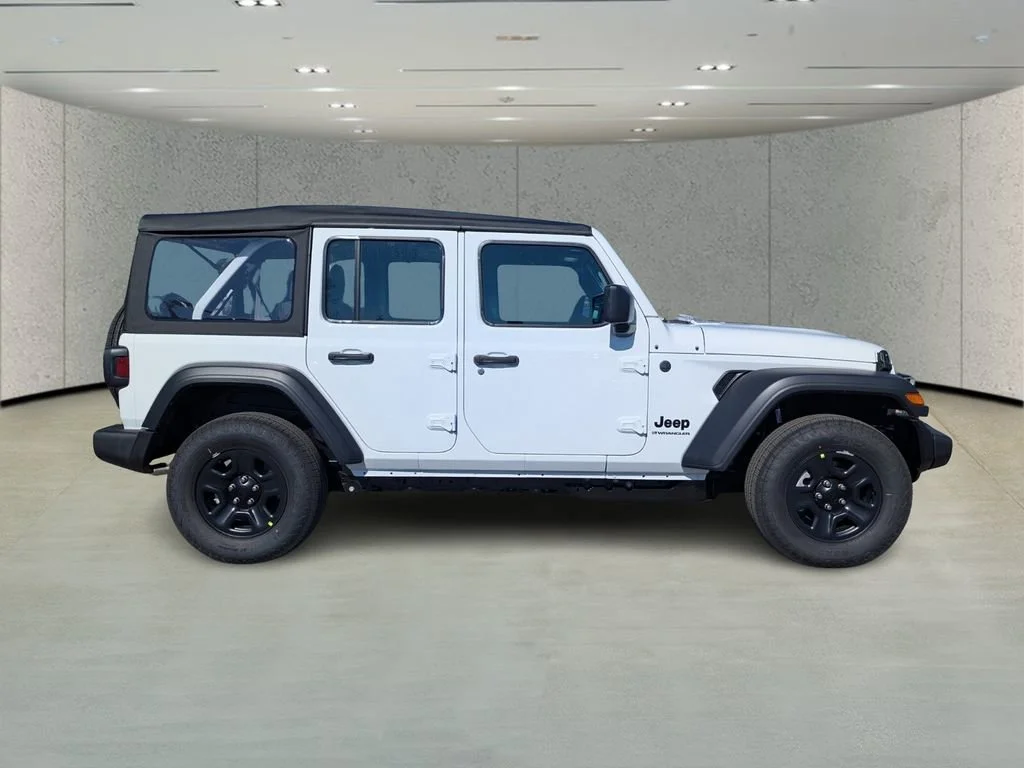 New 2026 Bright White Clear-Coat Exterior Paint Jeep Sport image 3