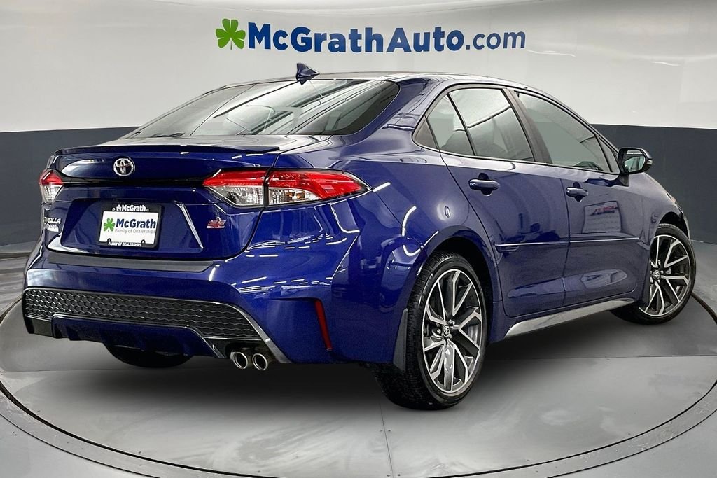 Used 2021 Blue Toyota SE image 16