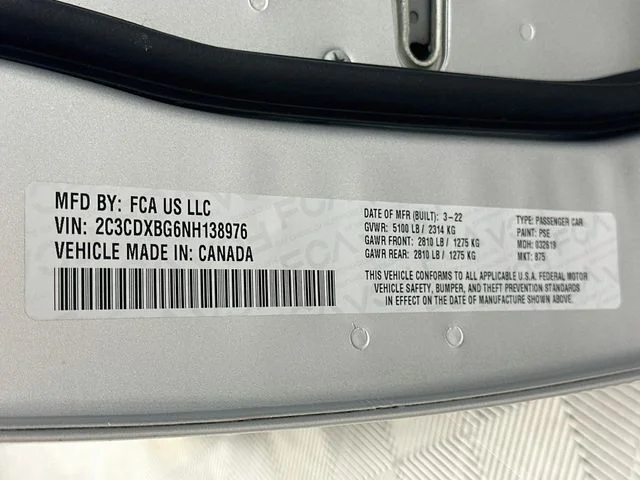 Certified Pre-Owned 2022 Dodge Charger SXT