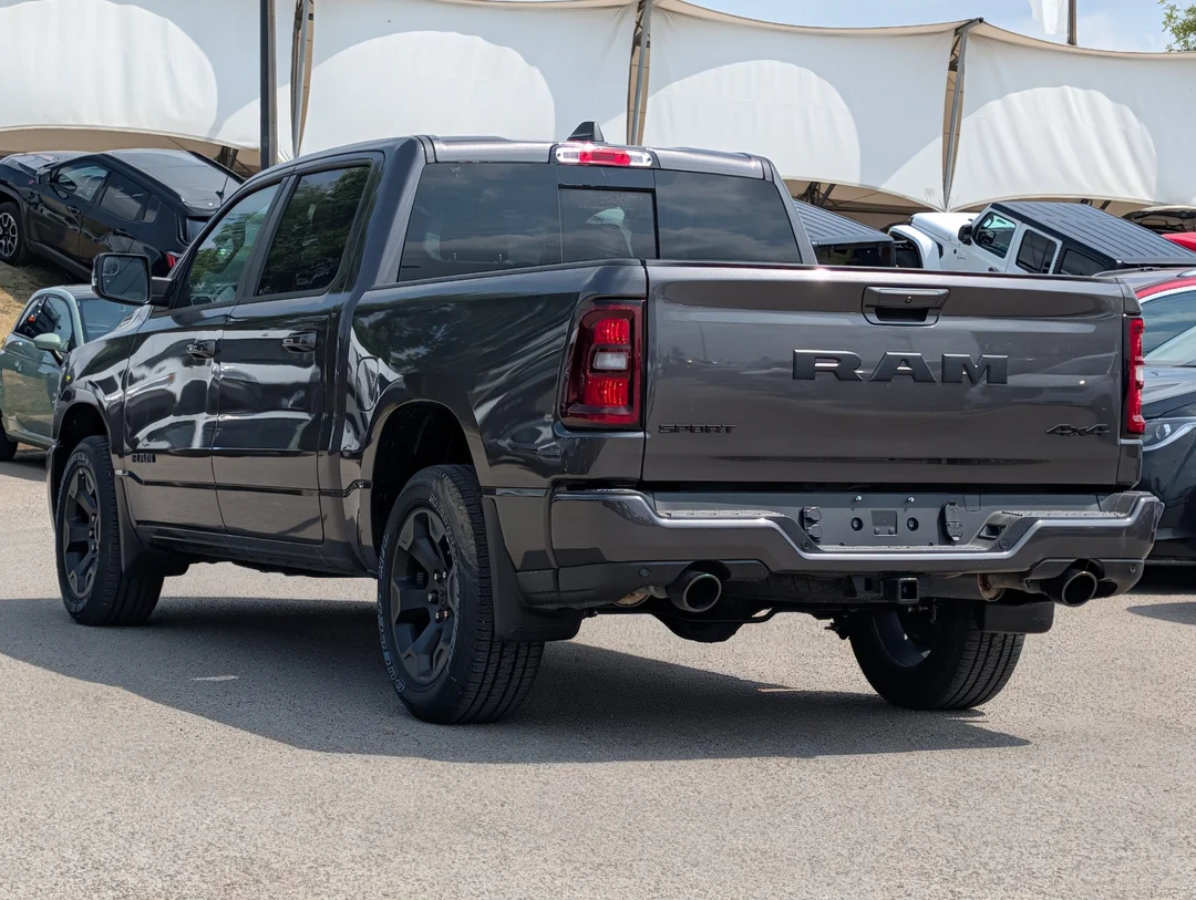 New 2026 Grey RAM Sport - - 4x4 - 3.0L Hurricane T-Turbo - Cloth/Vinyl Bucket Seats - Steel Standard Hood & More! image 6