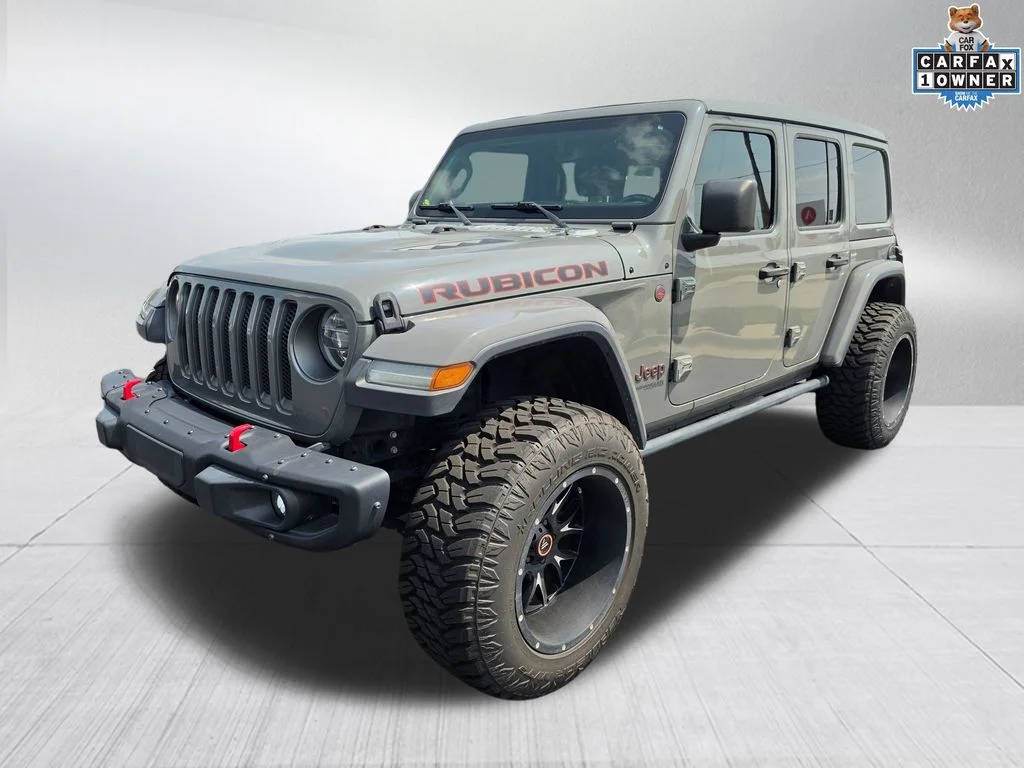 Used 2020 Gray Jeep Unlimited Rubicon image 1