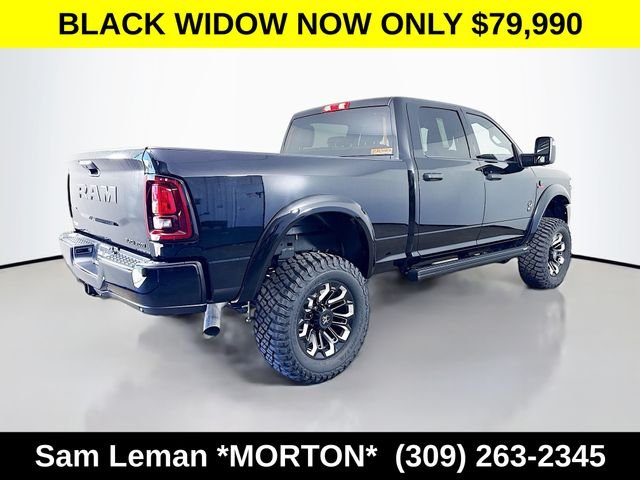 New 2025 Diamond Black Crystal Pearl-Coat Exterior Paint Ram Big Horn image 7