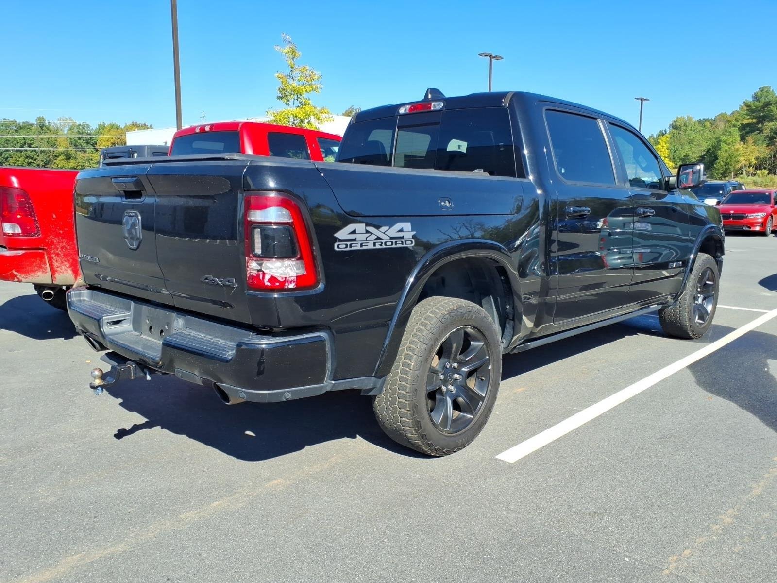 Used 2022 Diamond Black Crystal Pearlcoat Ram Laramie image 9