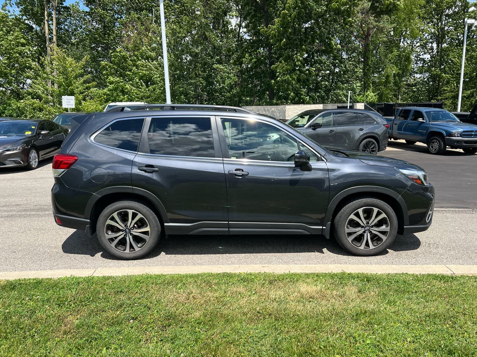 Used 2019 Dark Gray Metallic Subaru Limited image 3