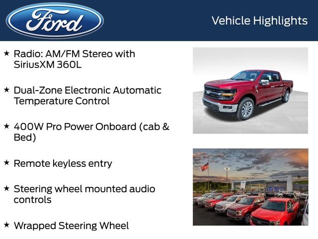 New 2026 Ruby Red Metallic Tinted Clearcoat Ford XLT image 8