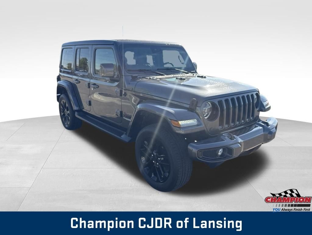 Used 2021 Gray Jeep Unlimited Sahara High Altitude image 9
