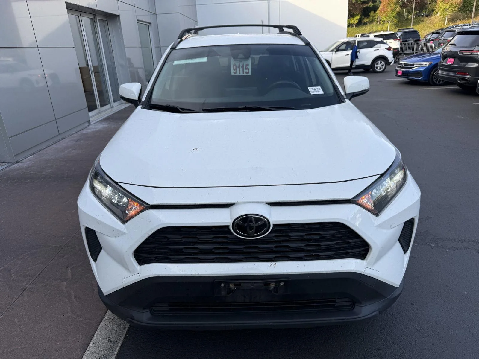 Used 2020 Super White Toyota LE image 8