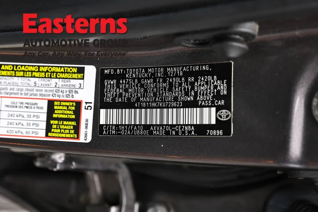 Used 2019 Gray Toyota LE image 33