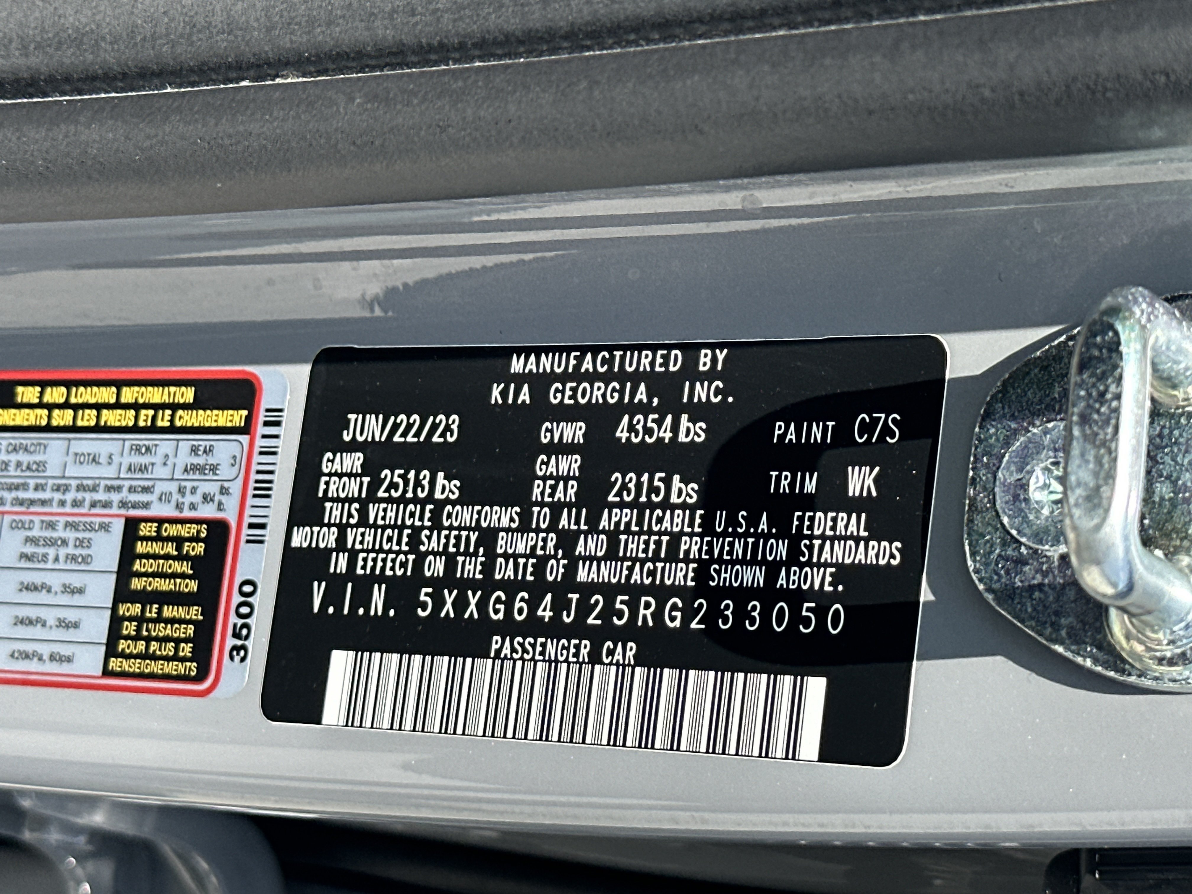 Used 2024 Wolf Gray Kia GT-Line image 38