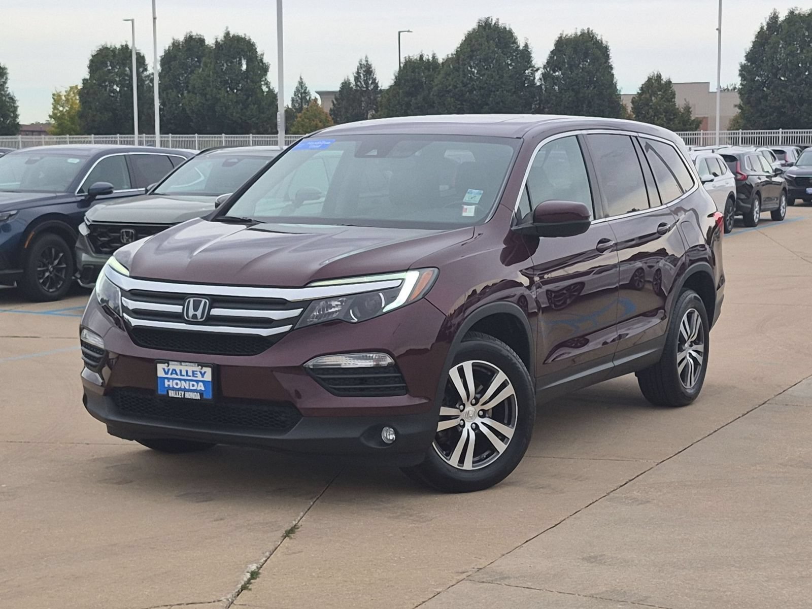 Certified 2017 Honda Pilot EX-L with VIN 5FNYF6H6XHB029404 for sale in Aurora, IL