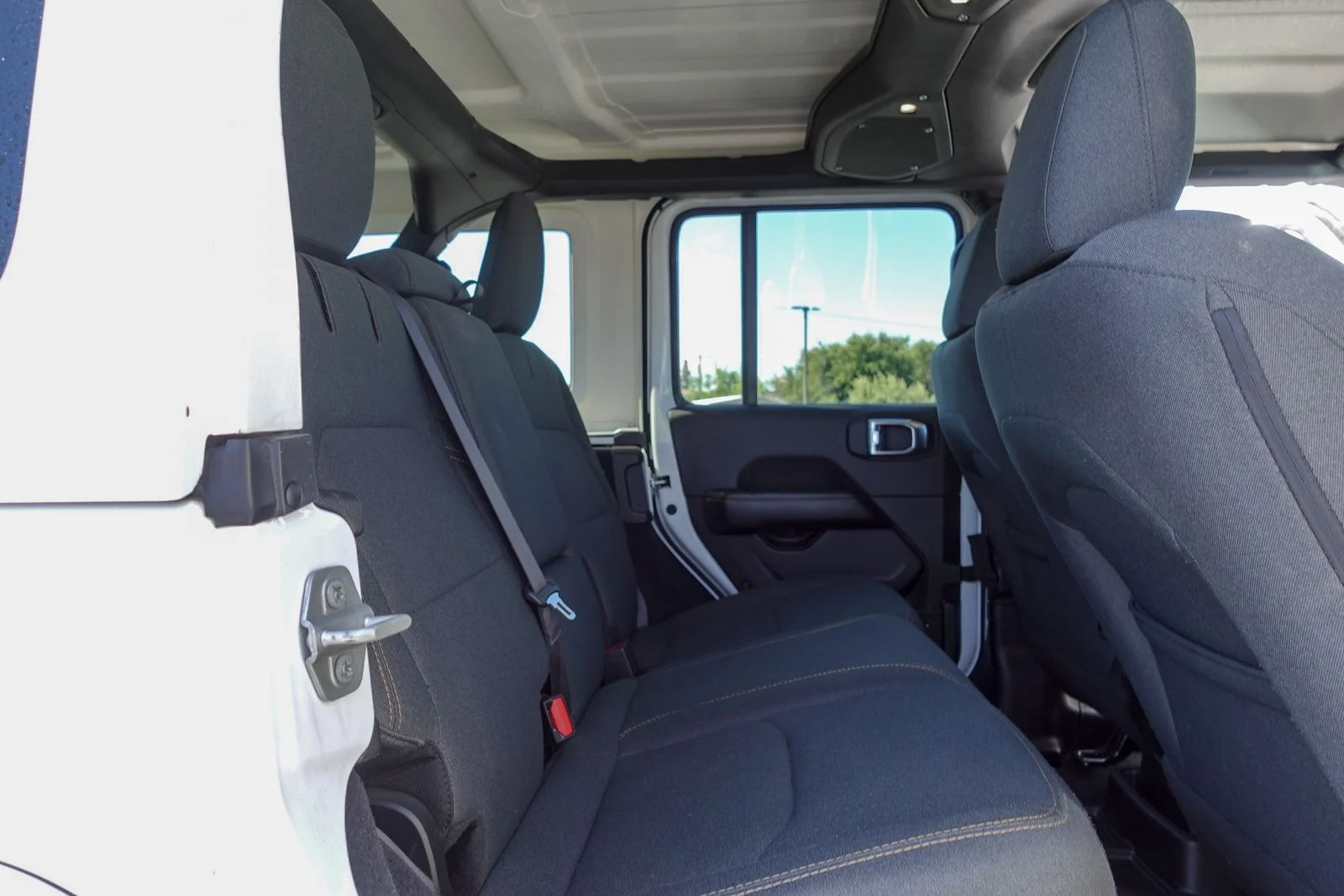 Used 2024 Bright White Clearcoat Jeep Sahara 4xe image 14