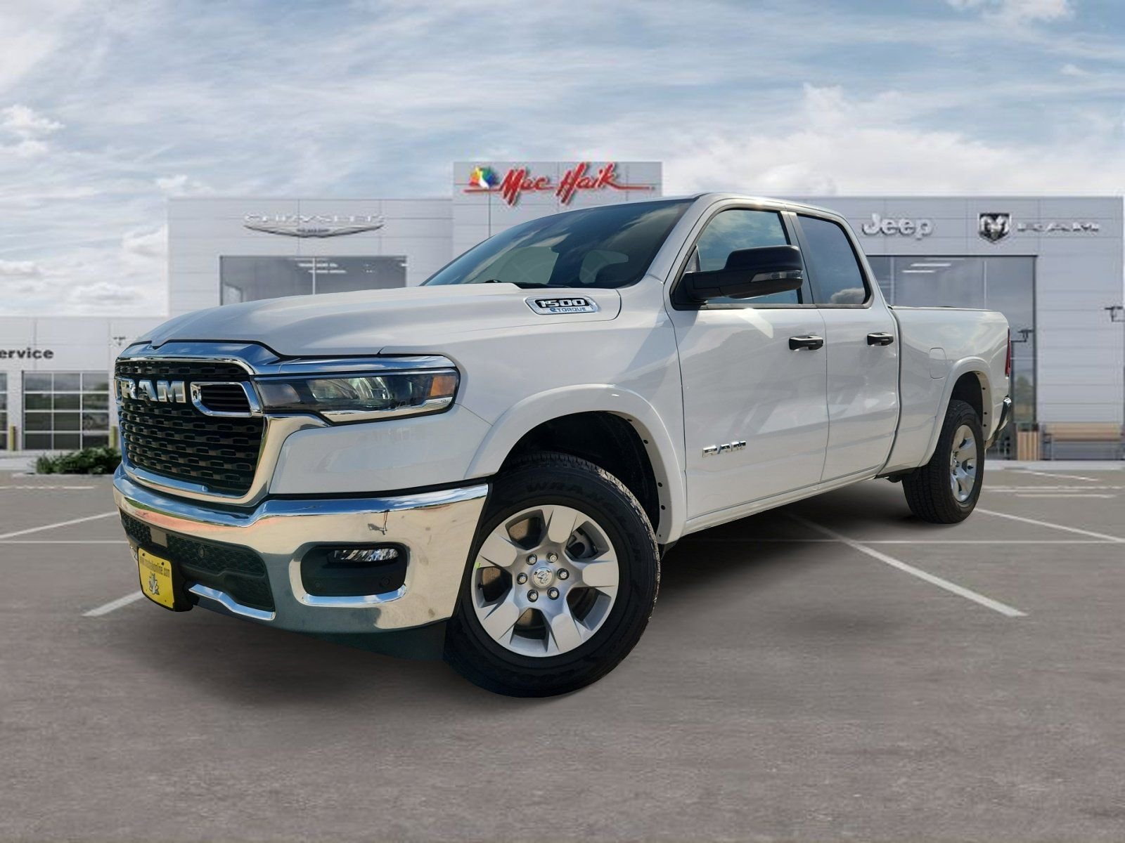 New 2026 Bright White Clear-Coat Exterior Paint RAM Big Horn/Lone Star image 1