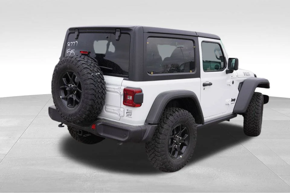 New 2026 Bright White Clear-Coat Exterior Paint Jeep Willys image 3