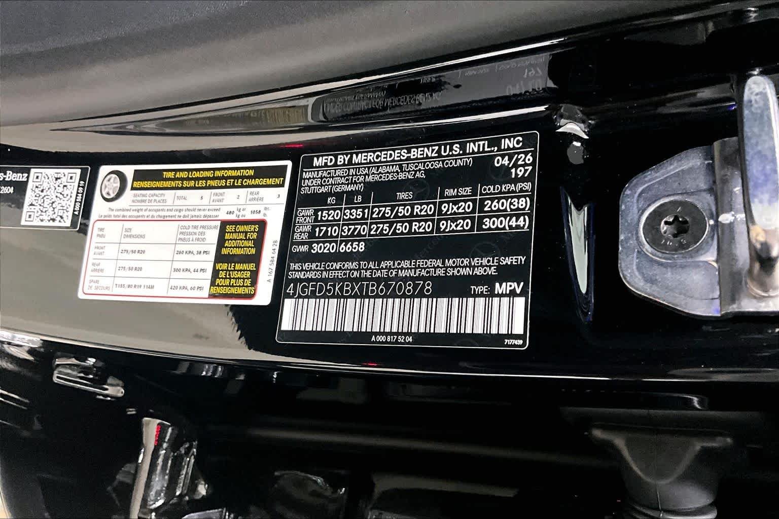 New 2026 Obsidian Black Metallic Mercedes-Benz GLE 450 image 21